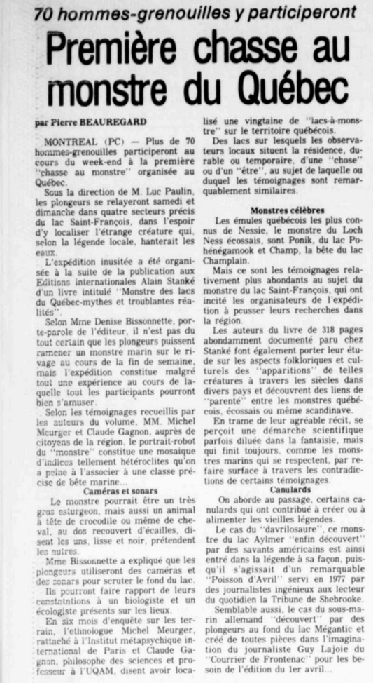 Le nouvelliste, 1982-06-05, Collections de BAnQ.