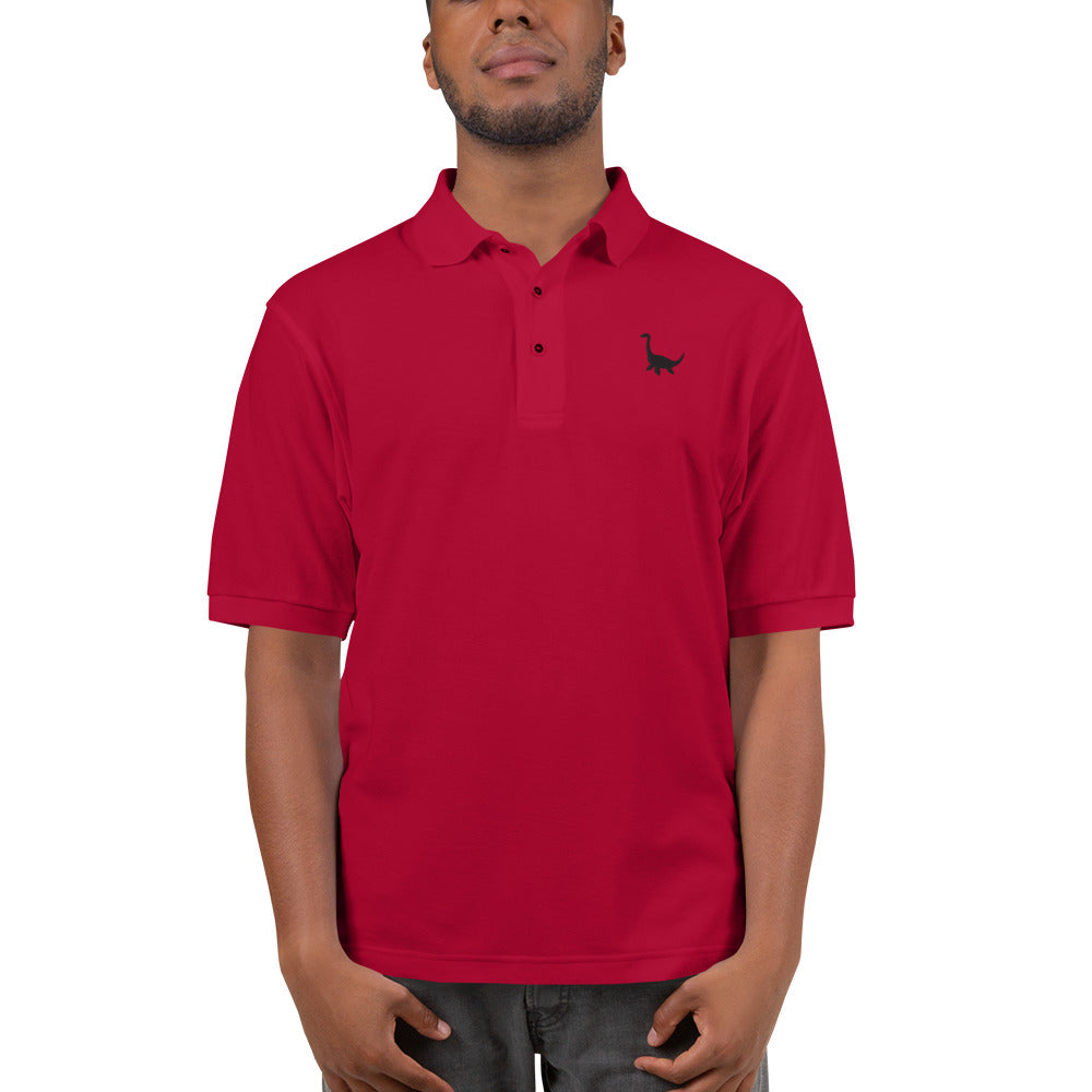 Polo Brodé logo marine