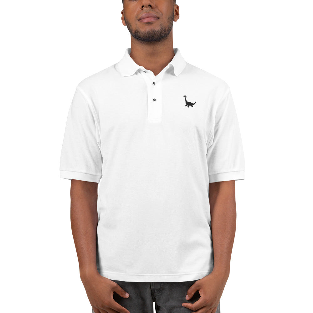 Polo Brodé logo marine