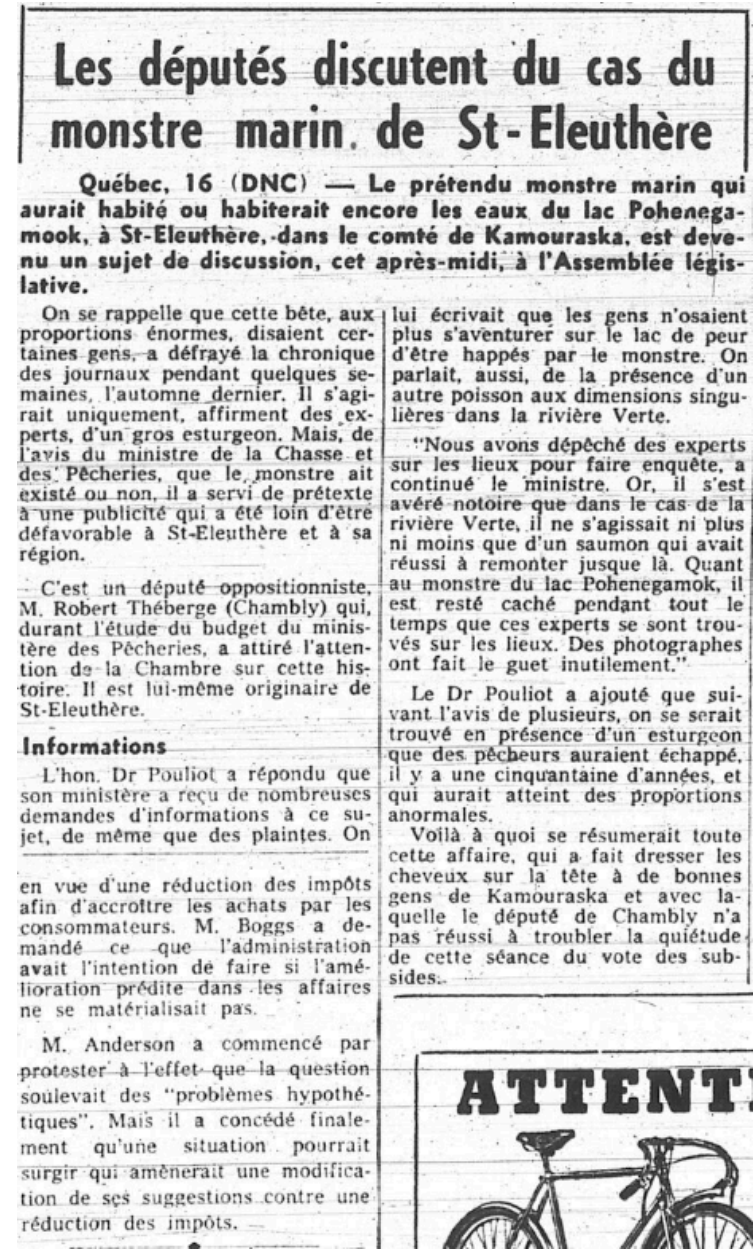 Montréal-matin, 1958-01-17, Collections de BAnQ.