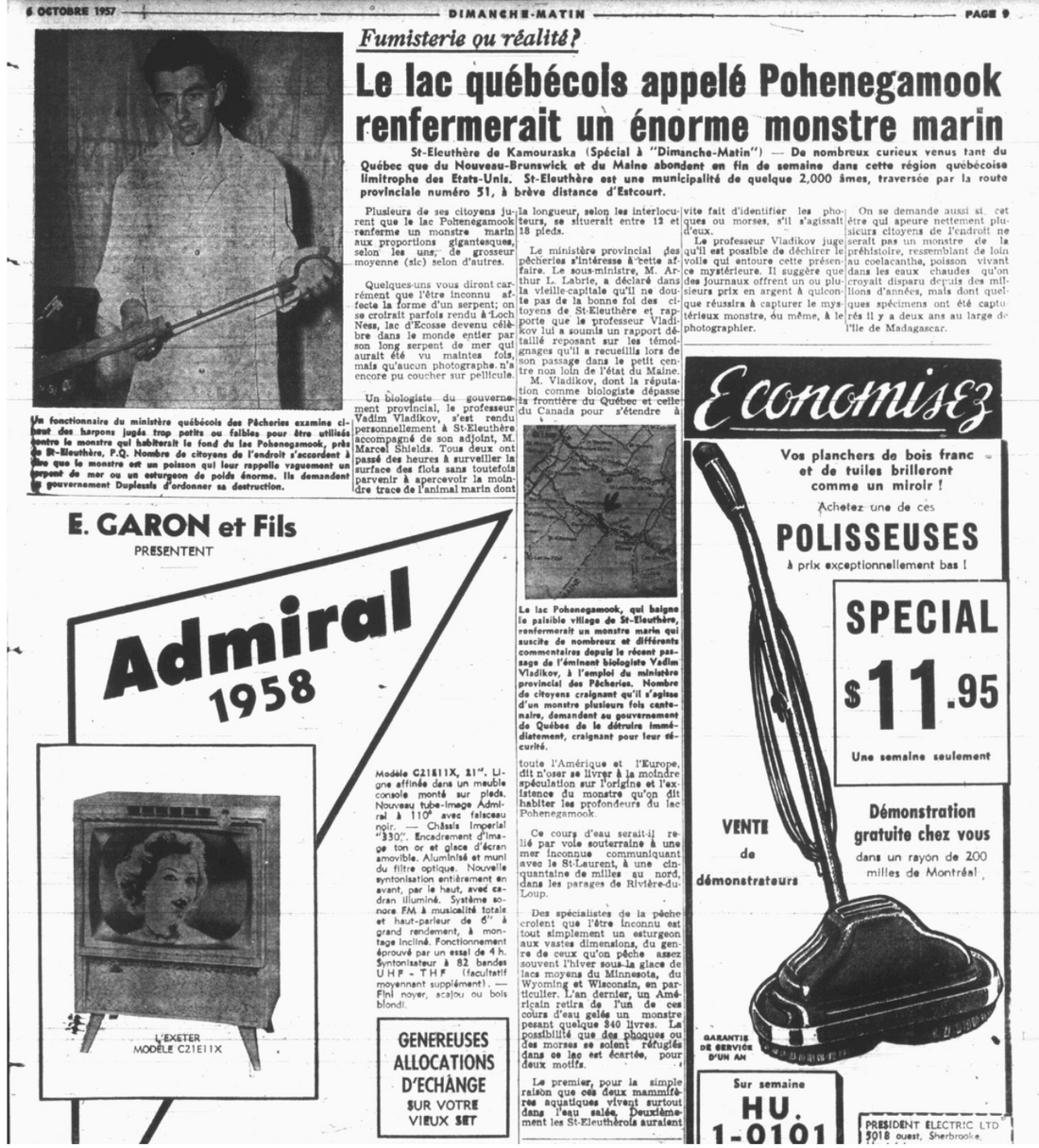 Dimanche-matin, 1957-10-06, Collections de BAnQ.