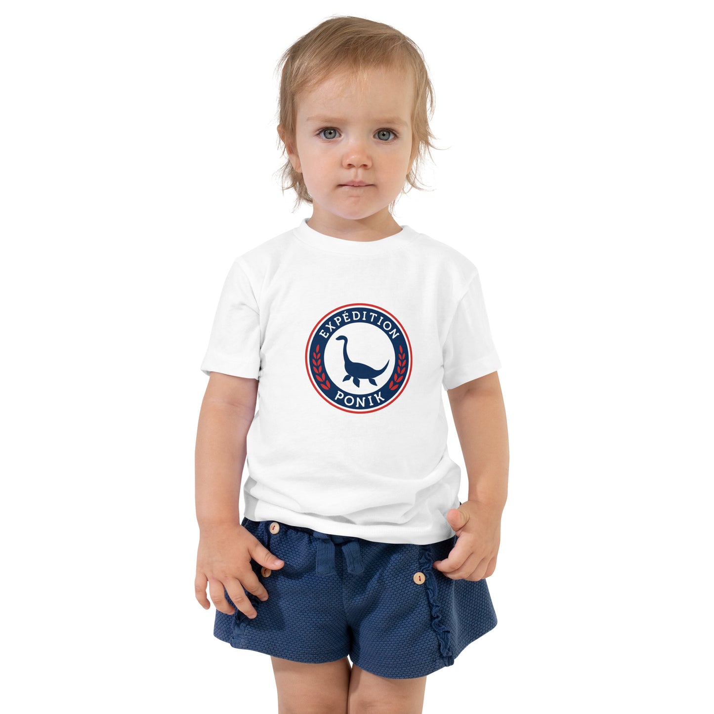 T-shirt à Manches Courtes pour Enfant Blanc