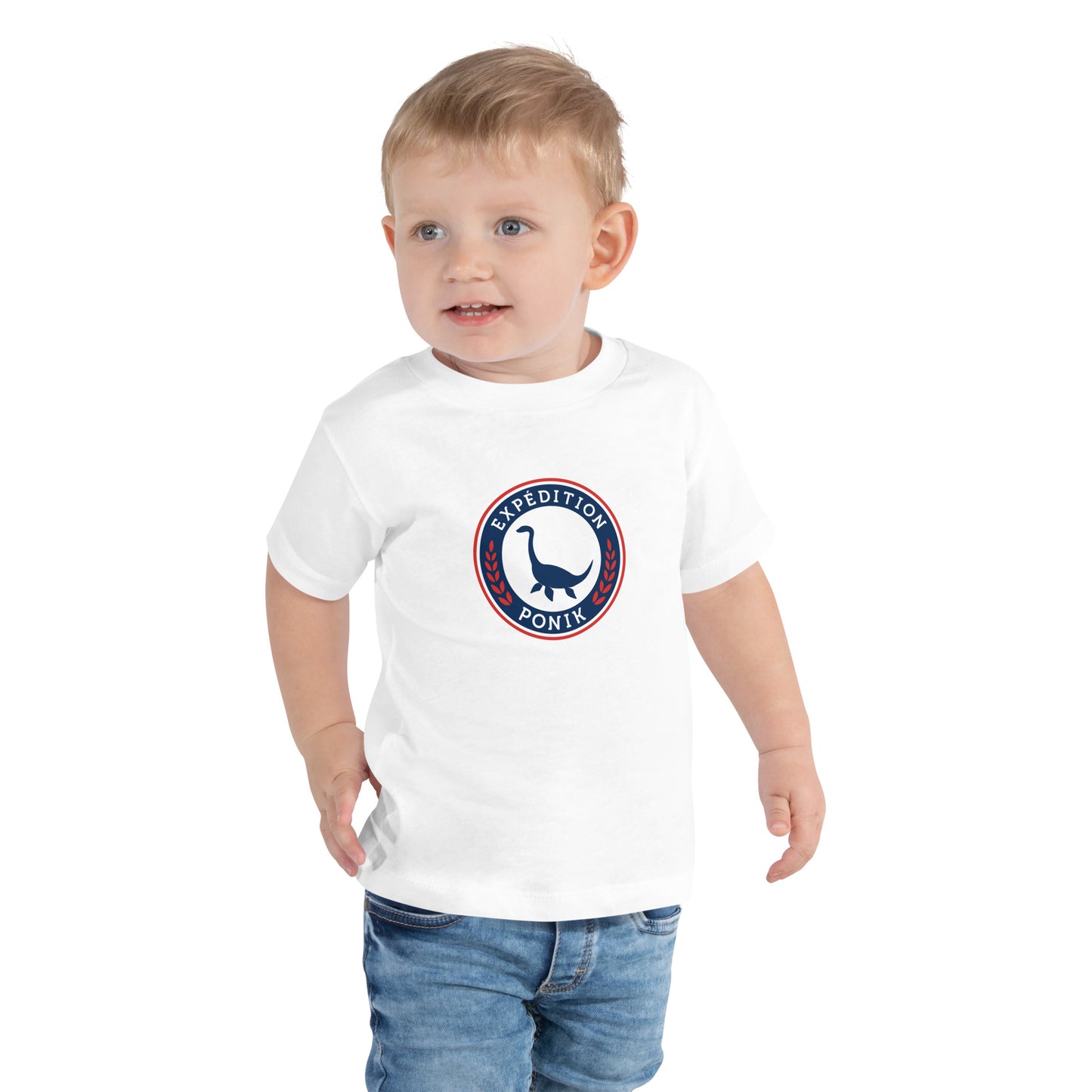 T-shirt à Manches Courtes pour Enfant Blanc